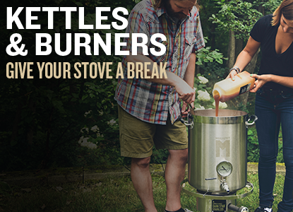 Kettles & Burners. Give your stove a break.