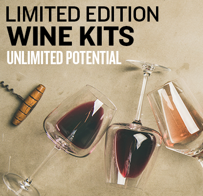 Limited Edition Wine Kits. Unlimited Potential.