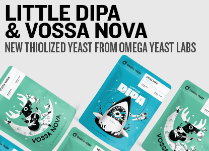 Little DIPA and Vossa Nova. New Thiolized Yeast from Omega Yeast Labs.