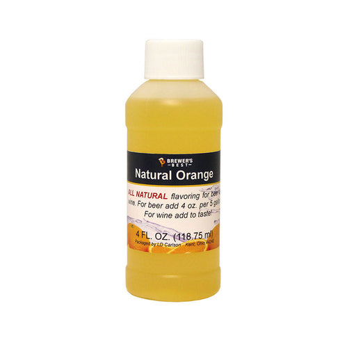 Natural Orange Flavoring Extract 4 oz.