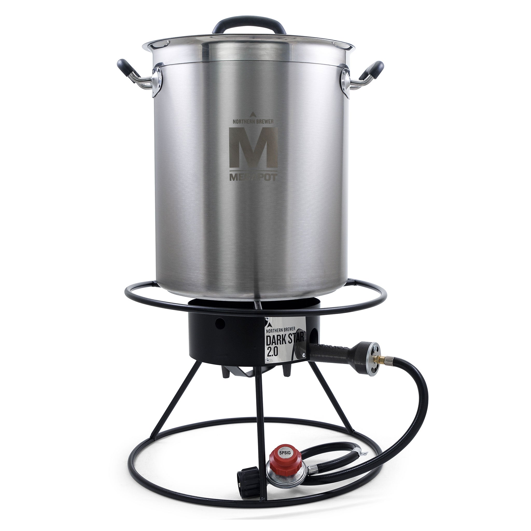 cooling brew kettle outdoors 8 Gallon Brew Kettle & Burner Kit – Northern Brewer