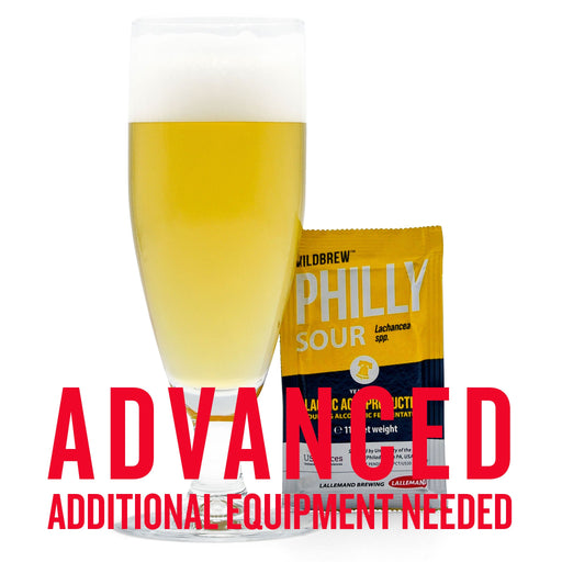 Philly Weisse kit with advanced warning text for all grain