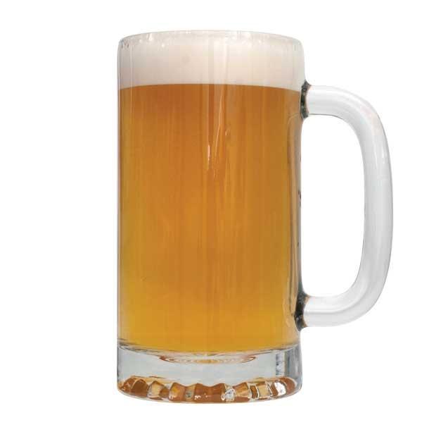 A tall mug of Permafrost India White ale