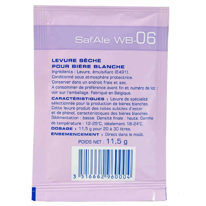 safale wb-06 yeast back