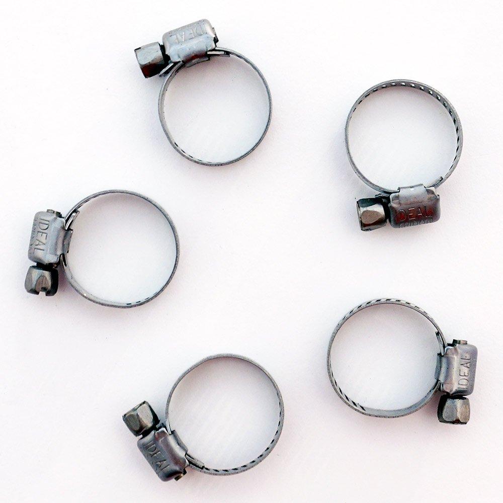 hose clamp worm gear Worm Gear Hose Clamp #2 stainless 1/4"