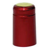 Metallic Ruby Red PVC Shrink Capsules - 62 ct.