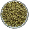Display bowl filled with Summit Hop Pellets
