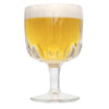 Belgian Tripel homebrew in a drinking glass