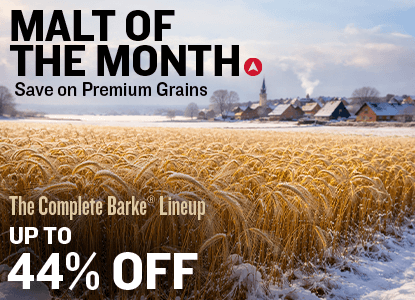 Wheat field with a village in the background and promotional text overlay.