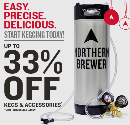 Up to 33% Off Kegs & Accessories