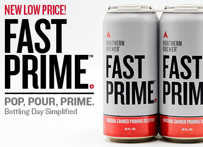 New Low Price! Fast Prime. Pop, Pour, Prime. Bottling Day Simplified.