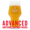 Weekday Haze IPA low-ABV hazy beer labeled Advanced Additional Equipment Needed