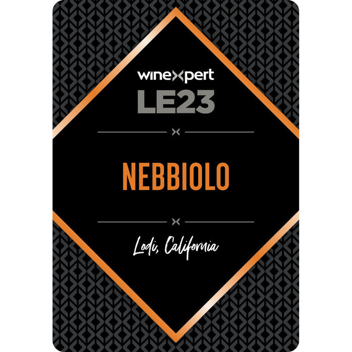LE23 Nebbiolo Wine Bottle Label