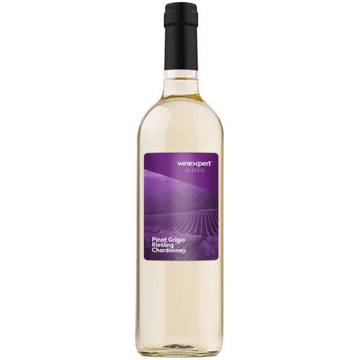 Bottle of Winexpert Pinot Grigio Riesling Chardonnay Blend