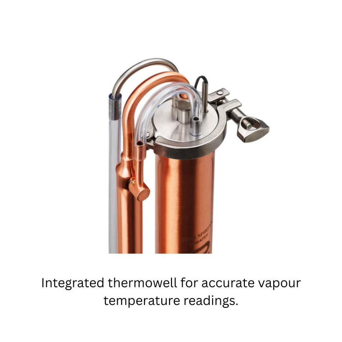 Close up of thermowell on T500 Pro