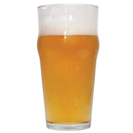 Summerlight English Ale low-ABV beer in a pint glass with creamy foam