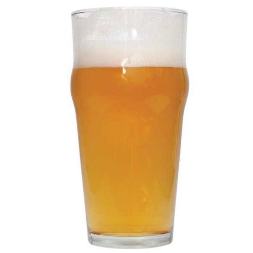 Summerlight English Ale low-ABV beer in a pint glass with creamy foam
