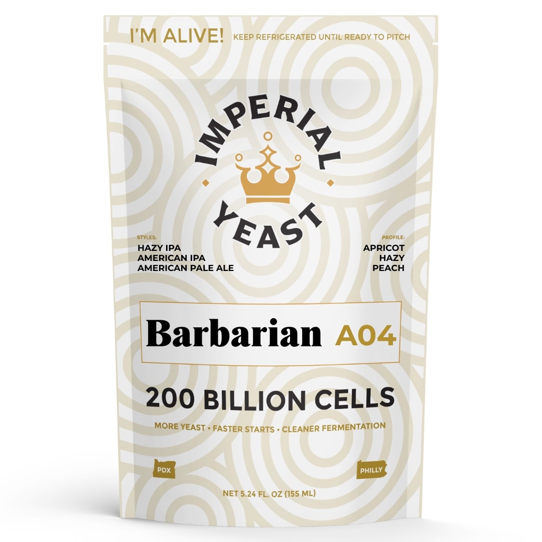 Pouch of Imperial Yeast A04 Barbarian