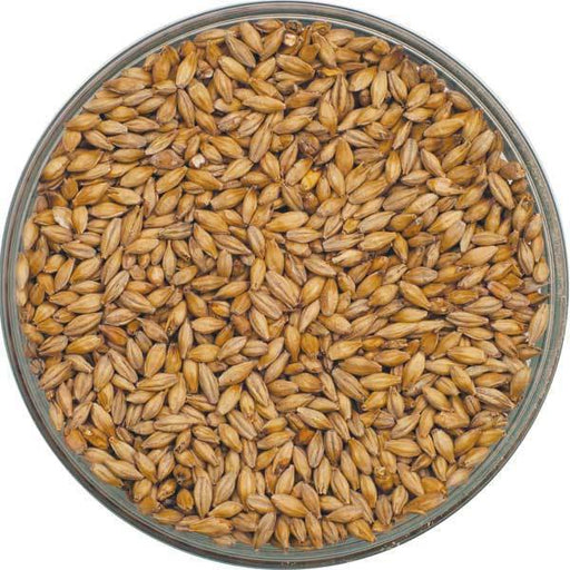 Weyermann Floor Malted Bohemian Dark Malt in a bowl