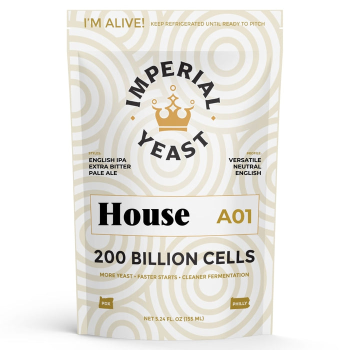 Pouch of Imperial Yeast A01 House 