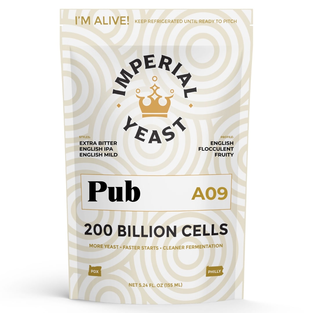Imperial Yeast A09 Pub in its packaging