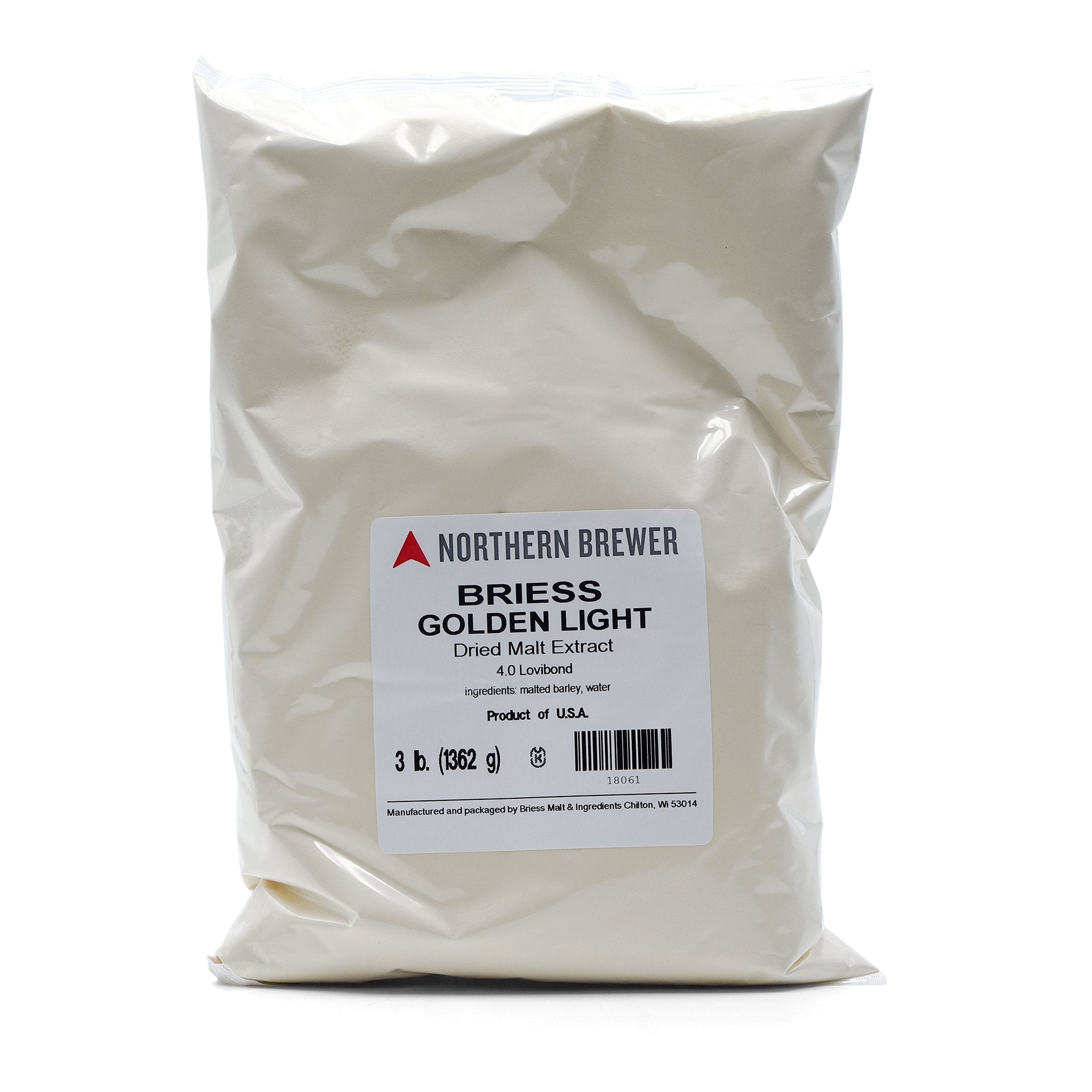 3-pound bag of Golden Dry Malt Extract