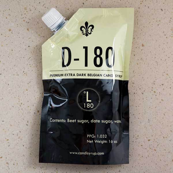 One-pound pouch of D-180 Candi Syrup