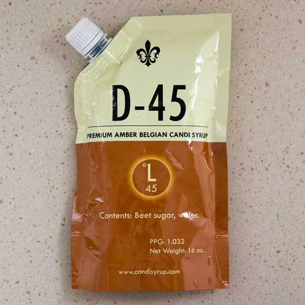 Pouch of D-45 Candi Syrup