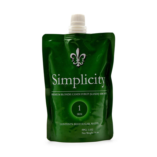 1-pound pouch of Simplicity Candi Syrup