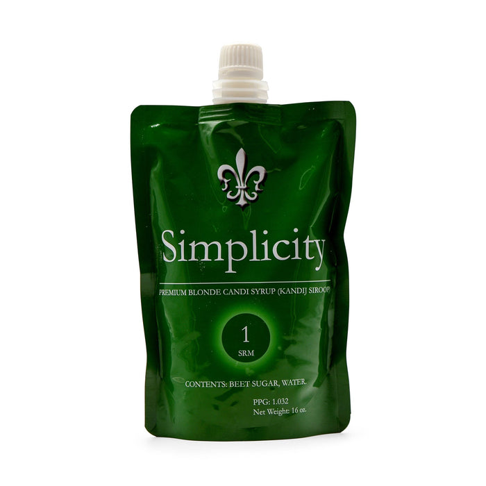 1-pound pouch of Simplicity Candi Syrup