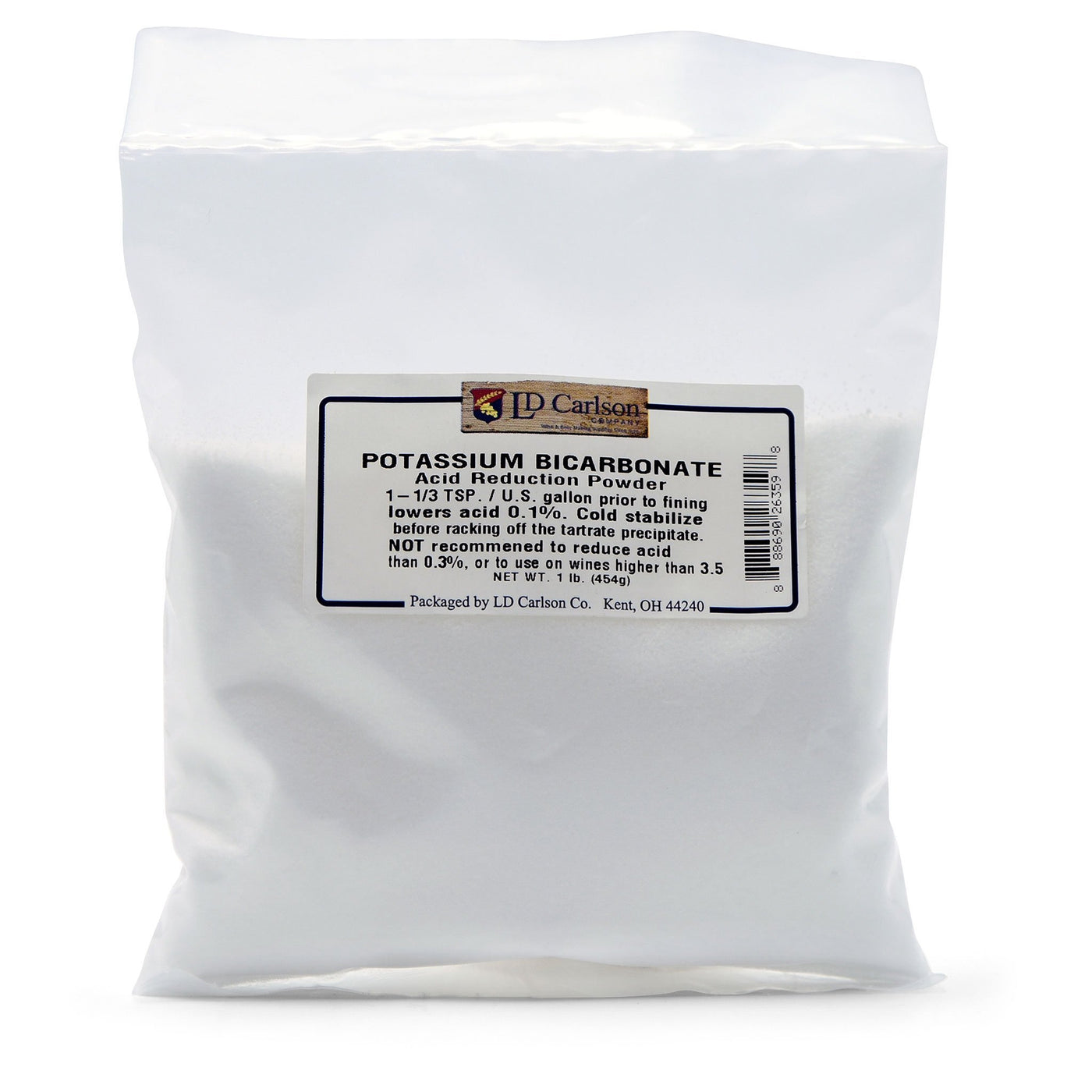 Potassium Bicarbonate Wine Acidity Reducer 1 lb.