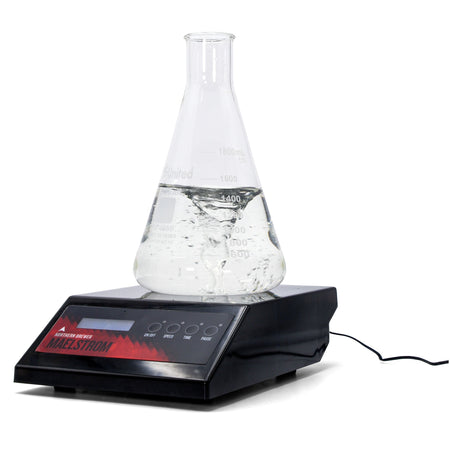 Maelstrom® Stir Plate with 2L of water spinning in it.