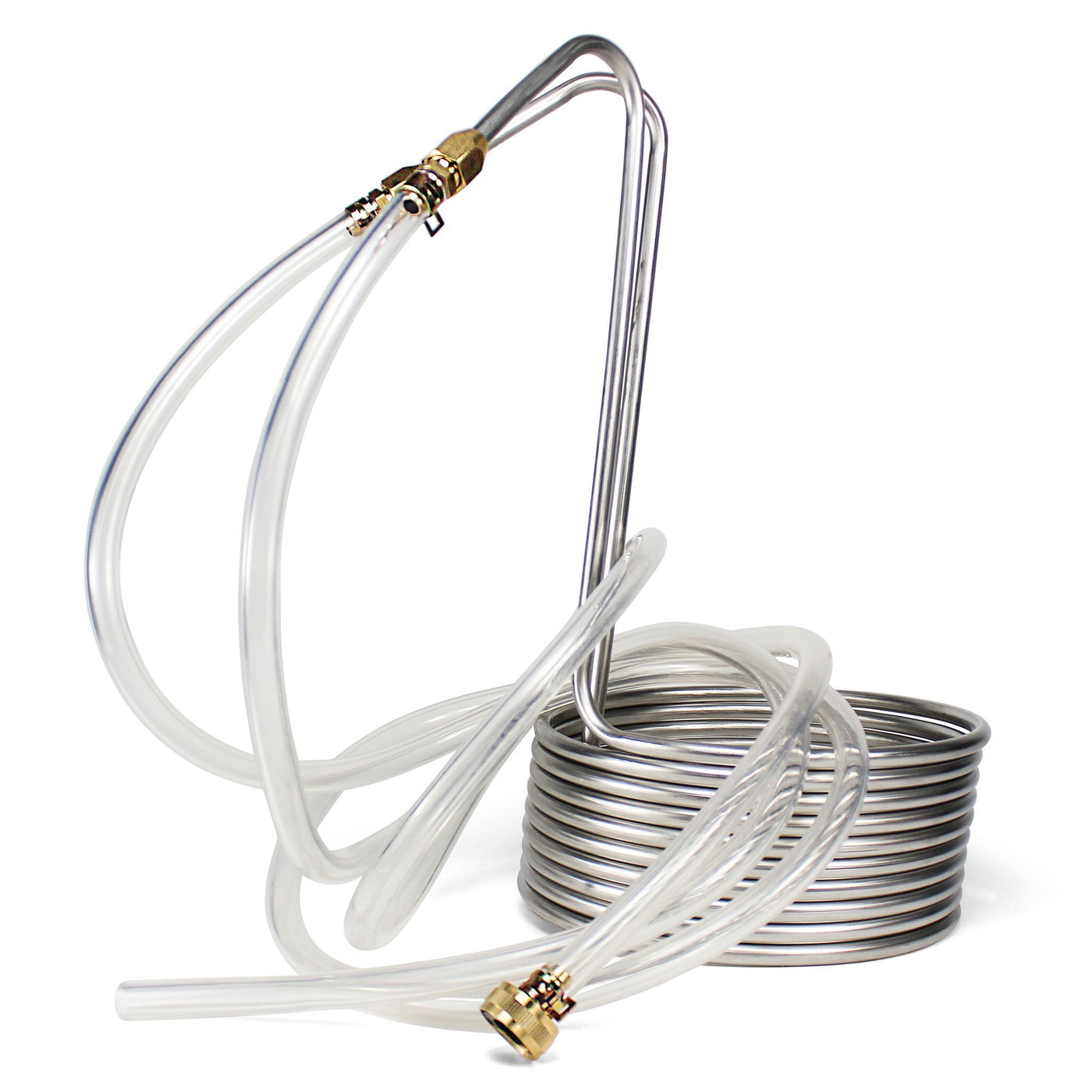 Silver Serpent® Stainless Steel Immersion Wort Chiller