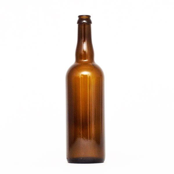 750 milliliter Belgian-style Beer Bottle with a Crown Finish