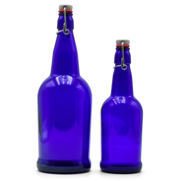 16-ounce and 32-ounce EZ cap bottles side by side closed