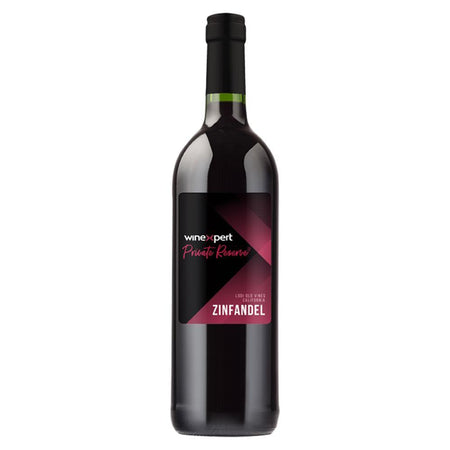 Lodi Old Vine Zinfandel with Grape Skins Wine Kit - Winexpert Private Reserve Bottle