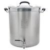 10 Gallon stainless steel megapot Brew Kettle with a built-in valve