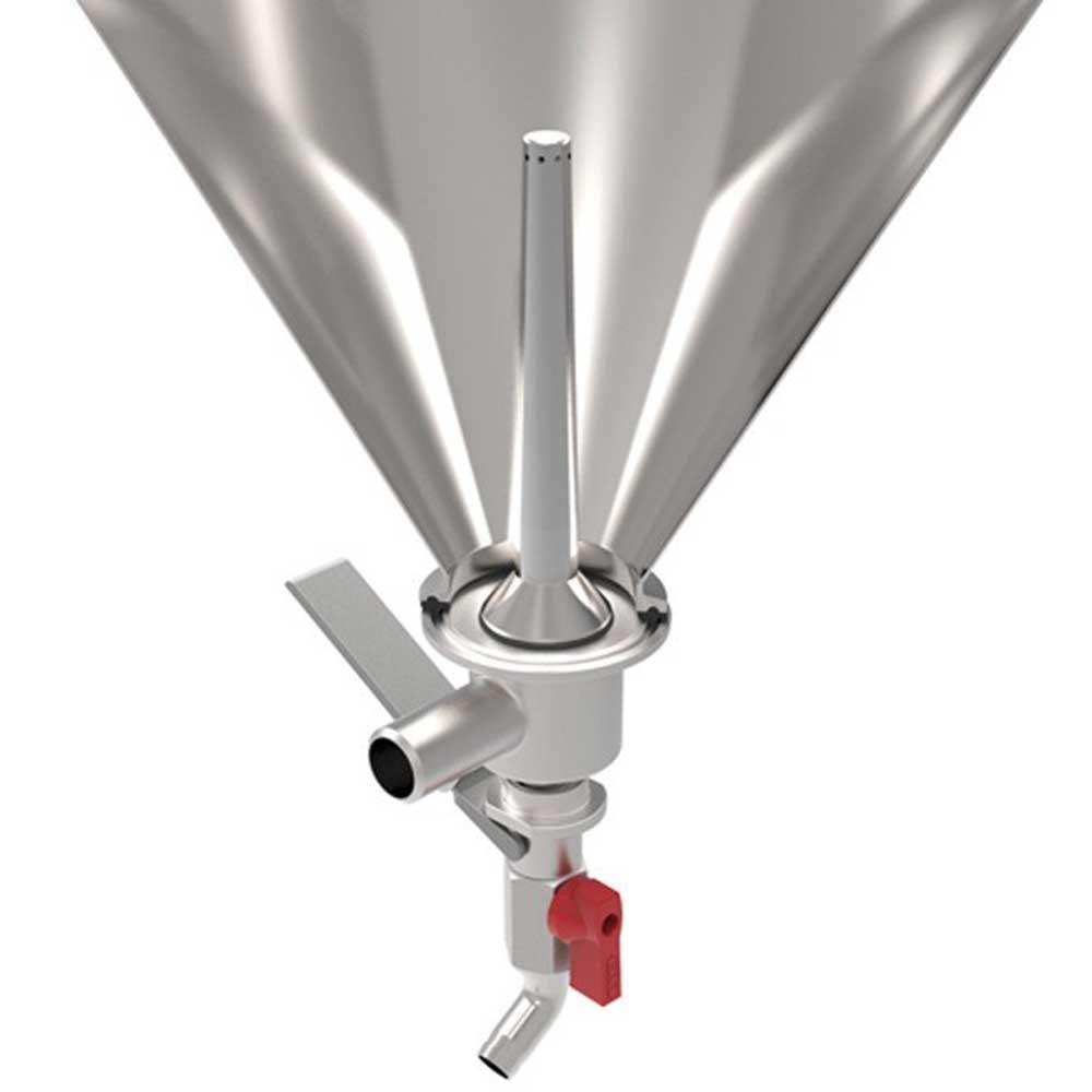 The Grainfather's dual valve tap