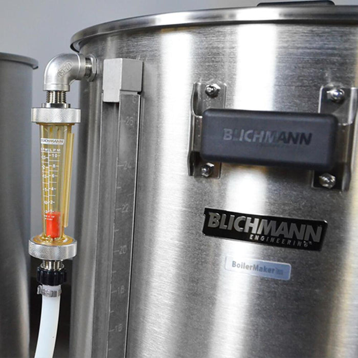 Blichmann sight glass for horizontal brewing system