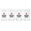 Four 5-ounce Northern Brewer Taster Glasses