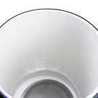 A close-up of the interior graduated markings of the 12 Gallon Mash/Lauter Tun