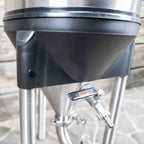 Close up of Anvil Crucible Fermentor sample valve