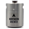 Northern Brewer 1/2 Gallon Mini Keg - Stainless Steel Beer Growler