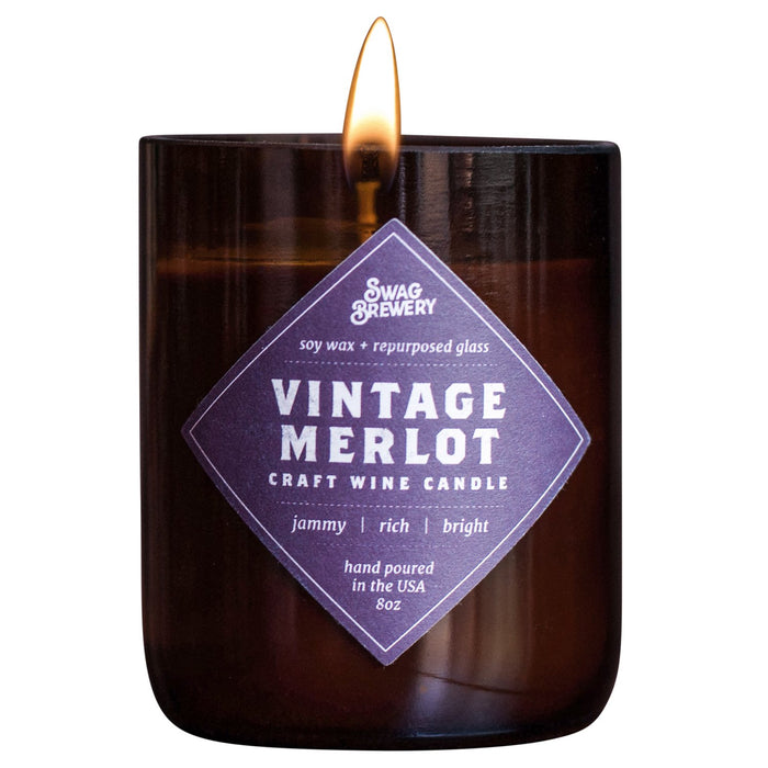 Wine Candle - Vintage Merlot