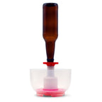 Monster Cleaner Bottle Rinser with bottle on top