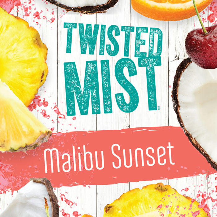 Label for Malibu Sunset Wine Recipe Kit