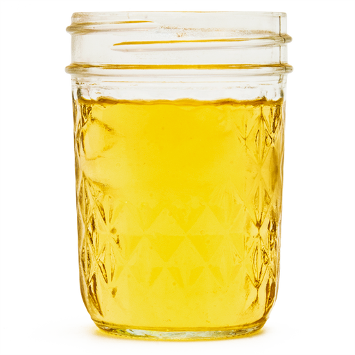 Mason jar filled with NB Artisanal Standard Semi-Sweet Mead