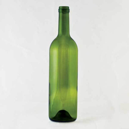 750 milliliter Green Punted Bordeaux bottle