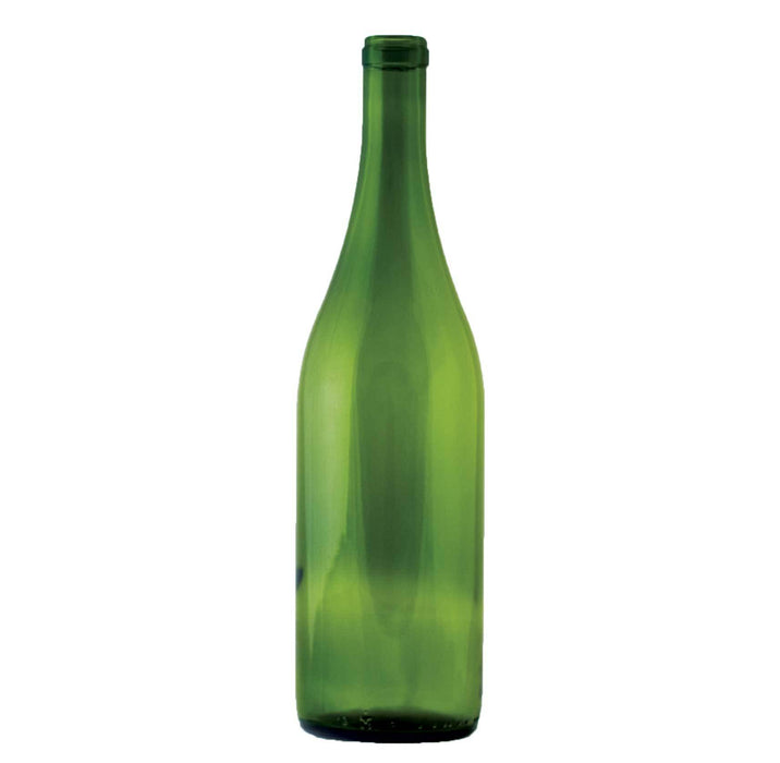 750 milliliter Green Burgundy Bottle