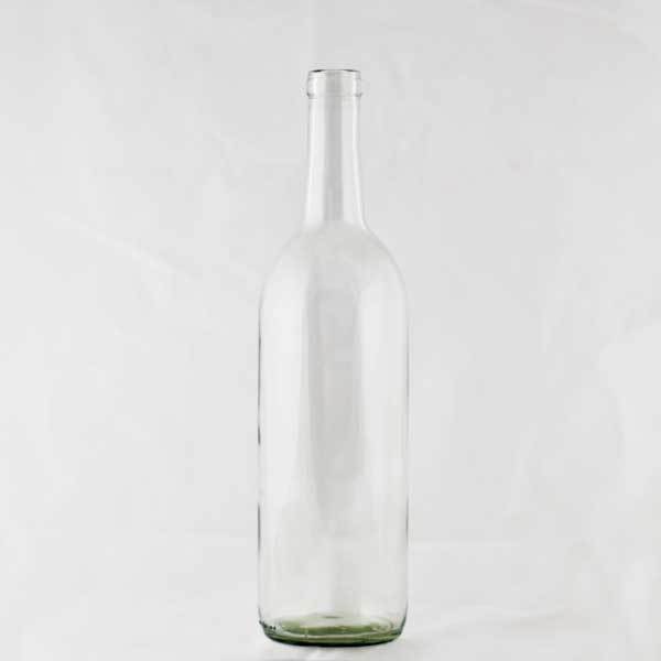 750 milliliter Clear Claret bottle